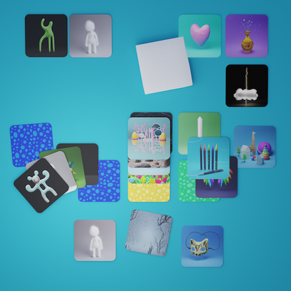 A unique gift for design-savvy families: playful, sculptural storytelling cards that invite imagination and reflection.