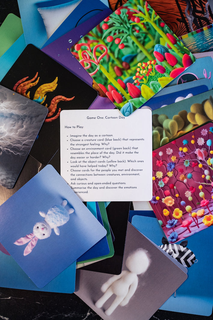 Visual tools that support children’s emotional growth and metacognition through imaginative creature stories