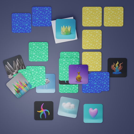 Emotionally attuned cards made for highly sensitive children to explore and communicate their feelings safely through metaphor and imaginative play.